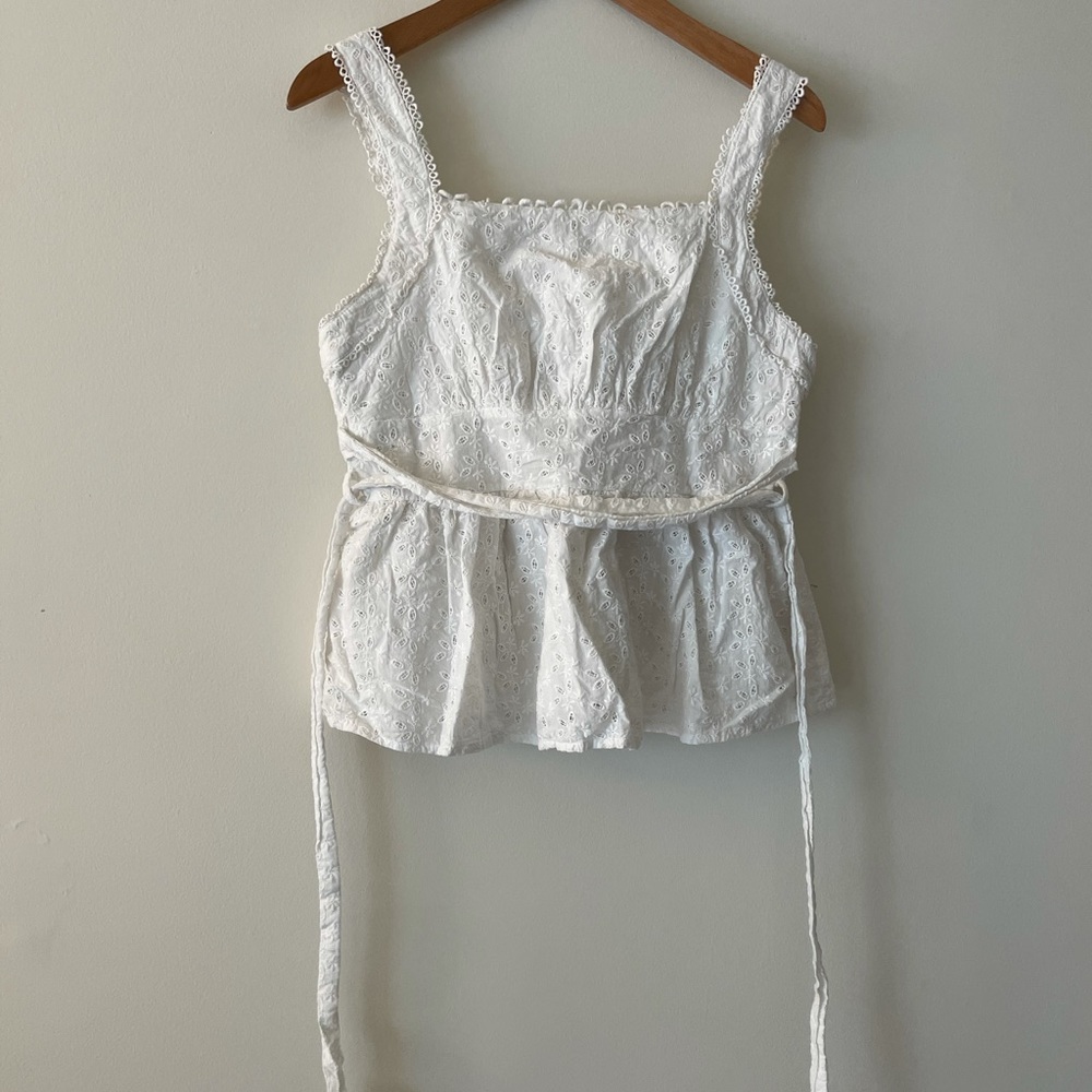 Lace tank top